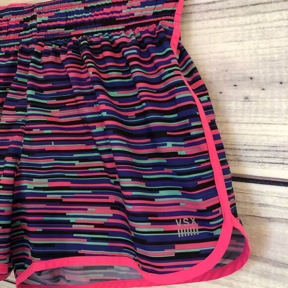Victoria’s Secret Sport Pink Stripe Patterned Athletic Shorts XS - Picture 2 of 5